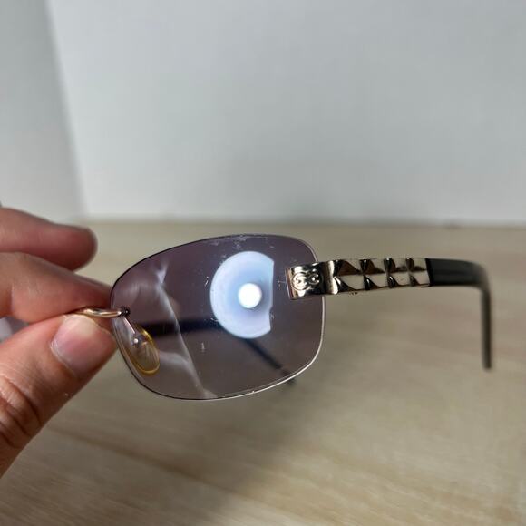 Escada E1395 BRG Sunglasses Purple Gradient Lenses Rimless 54-17-125 Italy main image 6